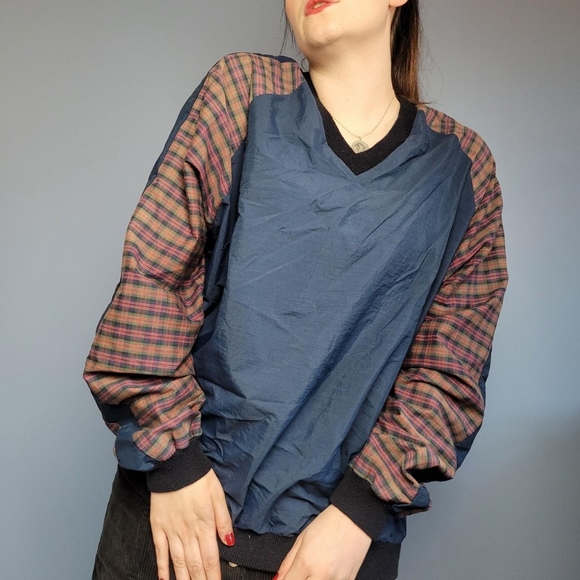 Vintage navy blue shell suit - Picture 3 of 8